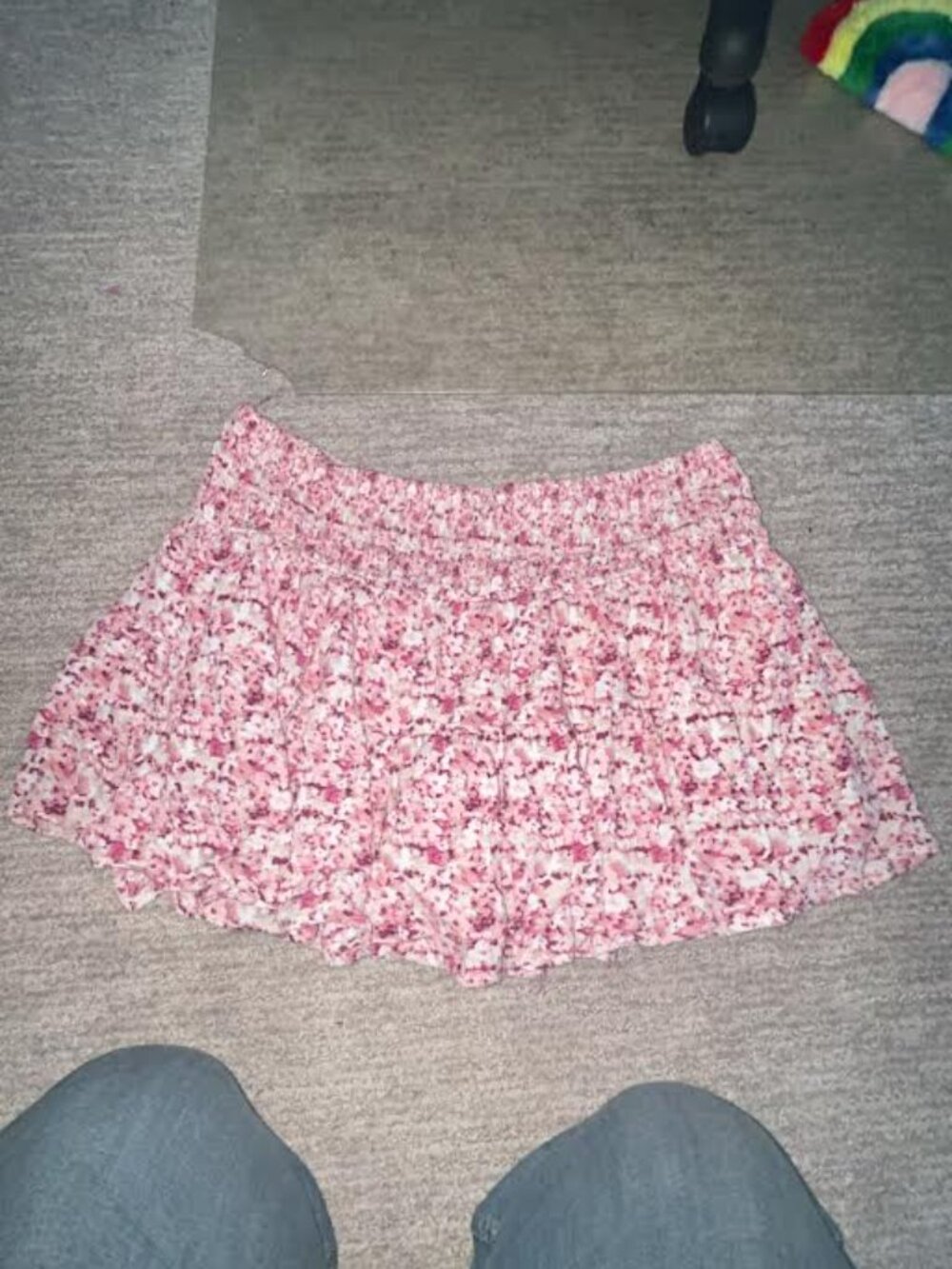 Garage Pink Floral Skirt - Large - Picture 3 of 5